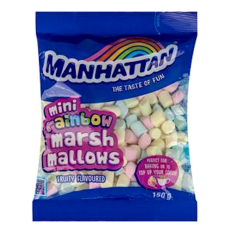 Manhattan Mini Rainbow Mallows 150g